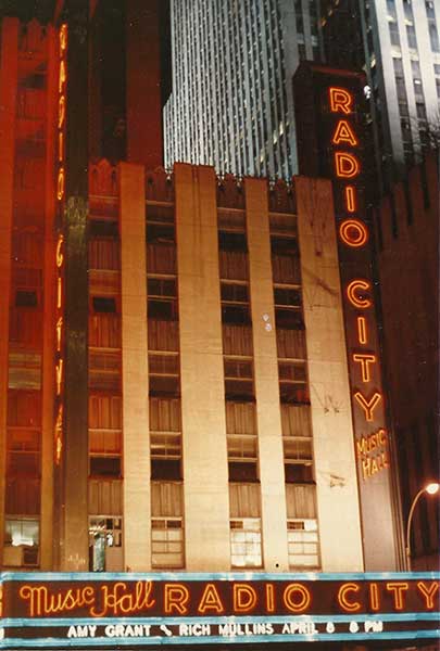 Rich Mullins and Amy Grant Radio City Music Hall